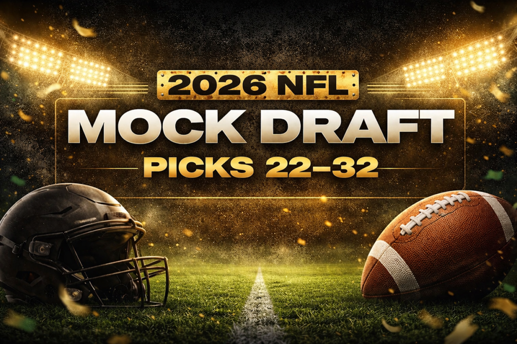 2026 NFL Mock Draft 1.0 (Picks 22-32) and Fantasy Football Impact